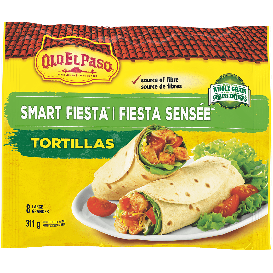 Smart Fiesta Large Whole Grain Tortillas